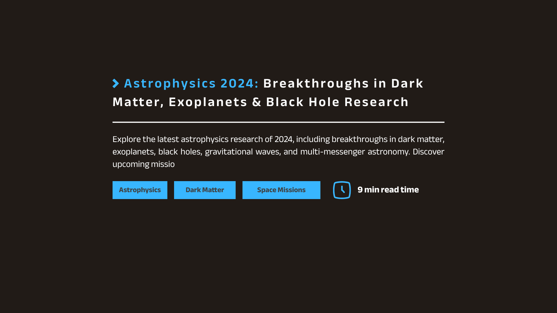 Astrophysics 2024: Breakthroughs in Dark Matter, Exoplanets & Black Hole Research
