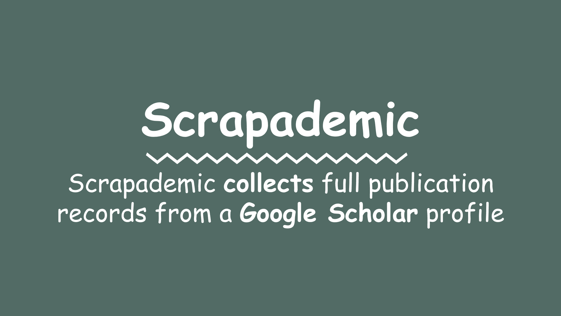 Scrapademic