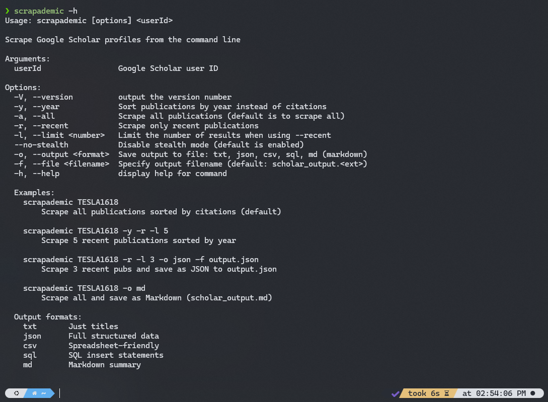 scrapademic_in_action